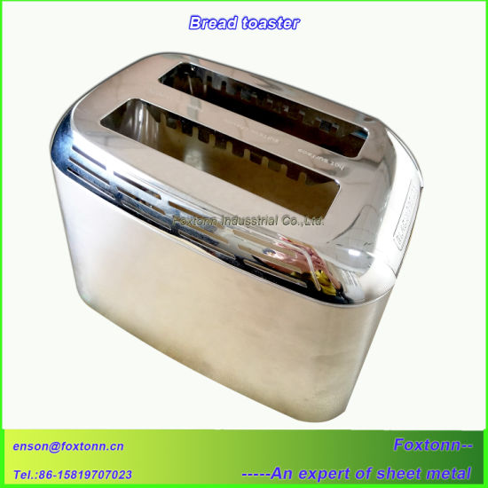 Kitchen Utensil Metal Enclosure Stainless Steel Bread Toaster