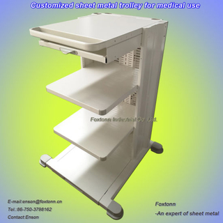 Sheet Metal Fabrication Stamping Parts Hospital Equipment Medical Trolley