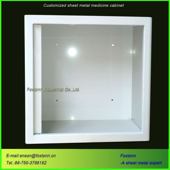 Sheet Metal Fabrication Wall Mounted Medical Cabinet