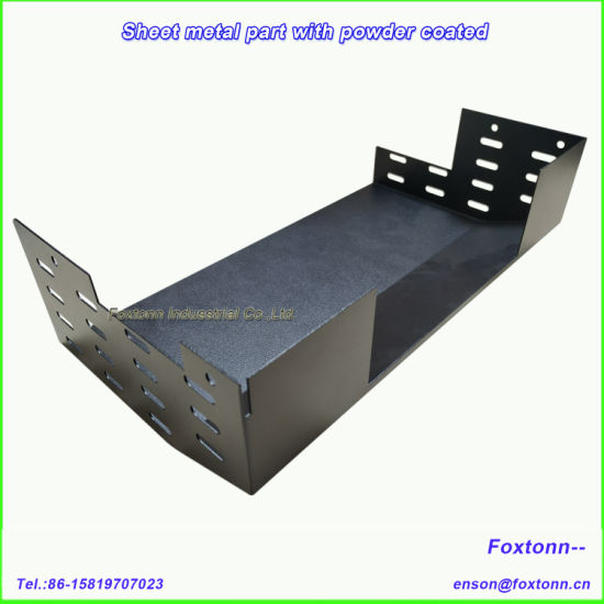 Powder Coated Galvanized Sheet Metal Parts by Laser Cutting